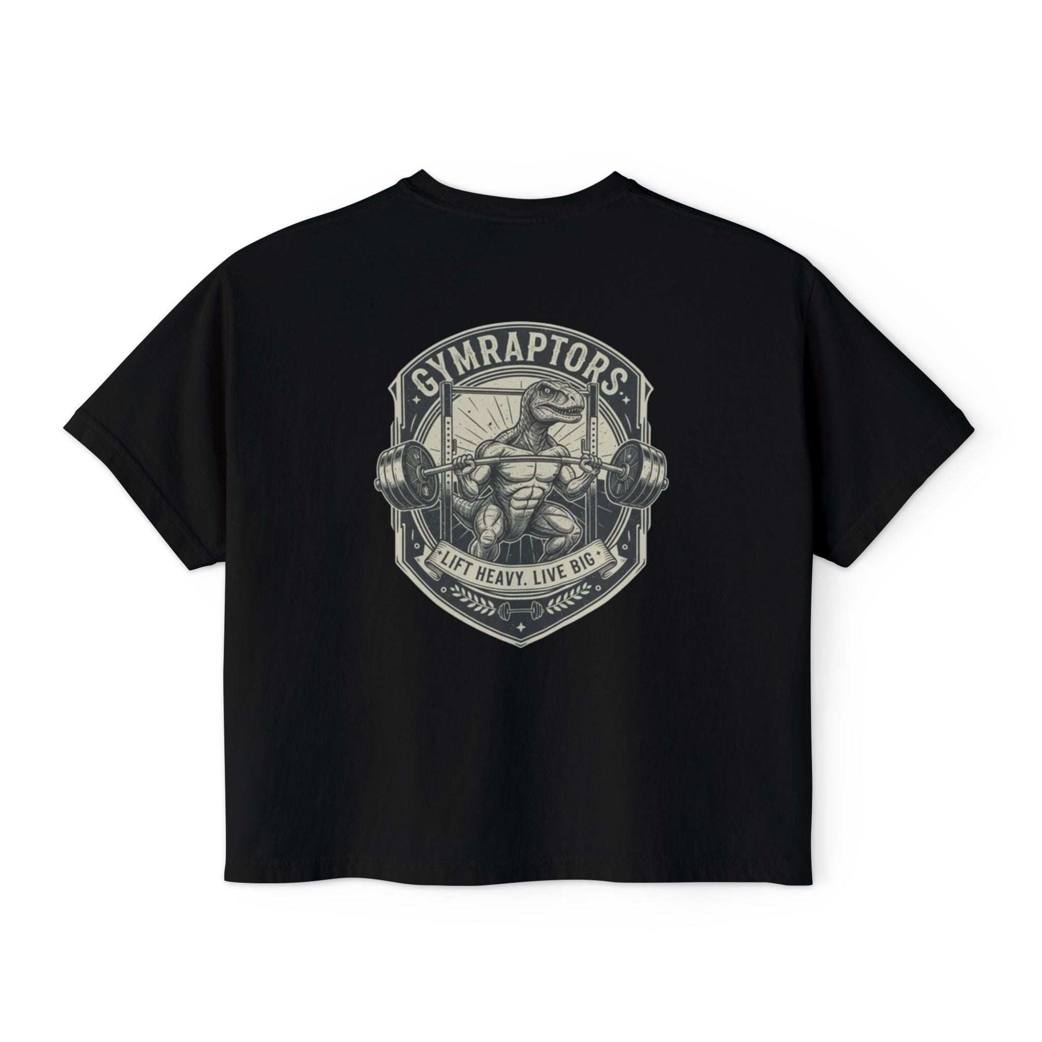 “Lift Heavy, Live Big” Oversize Crop