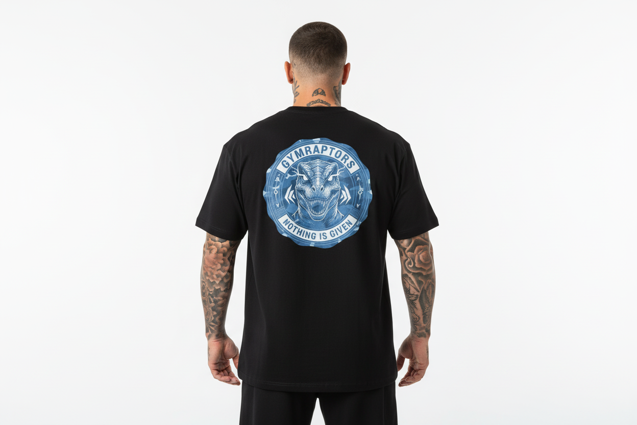 “Nothing Given” Pump Cover-Black/Blue