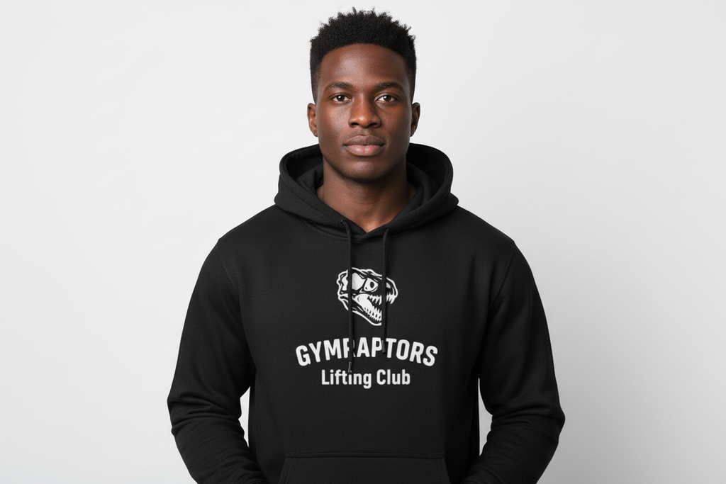 “Lift Heavy, Live Big” Hoodie-Black