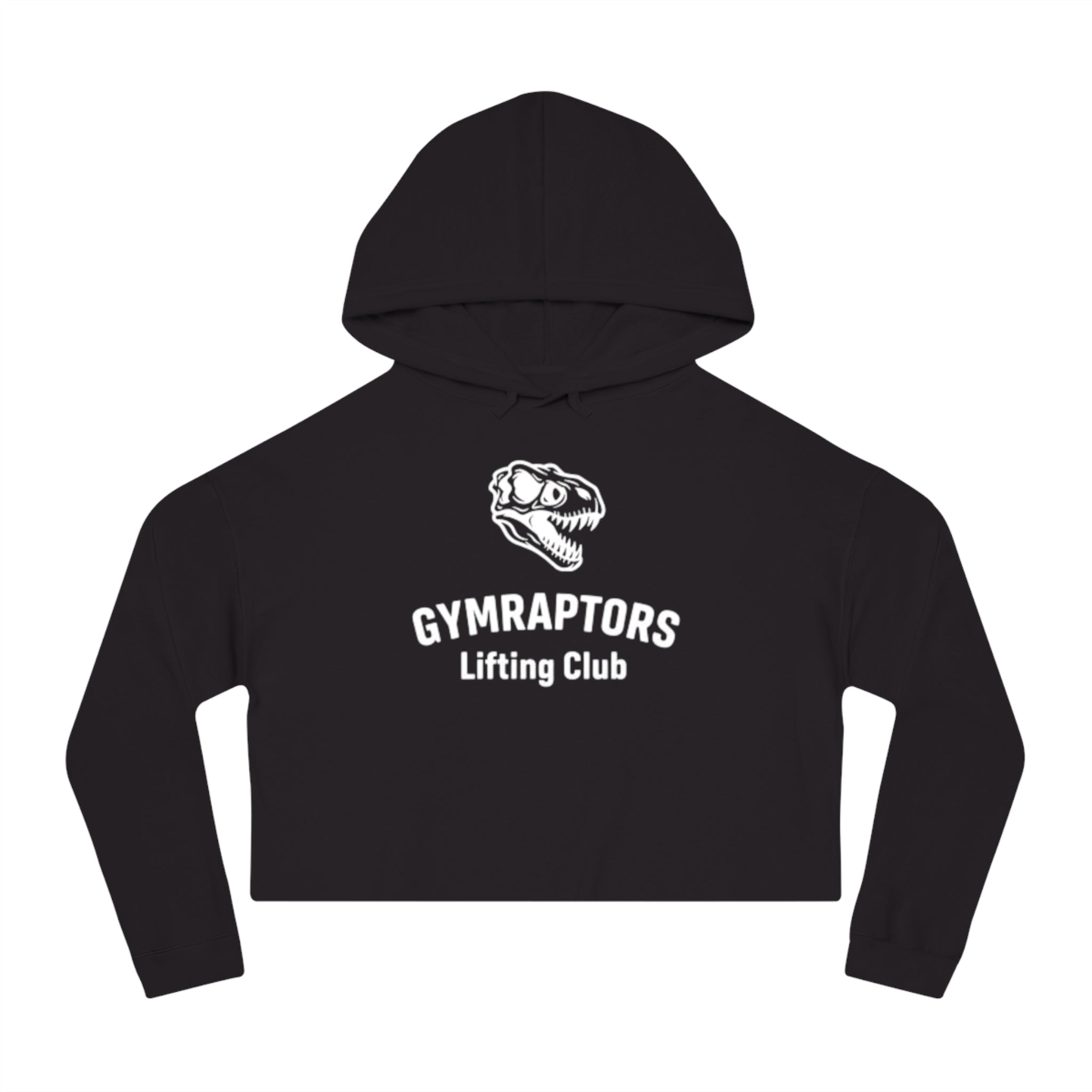 “Lift Heavy, Live Big” Cropped Hoodie