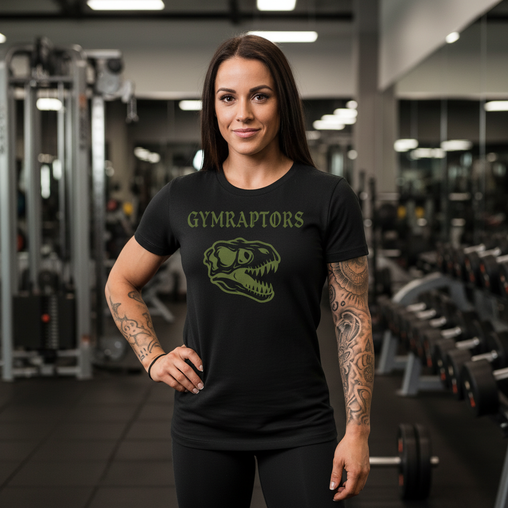 Basic Tee-Black/Olive