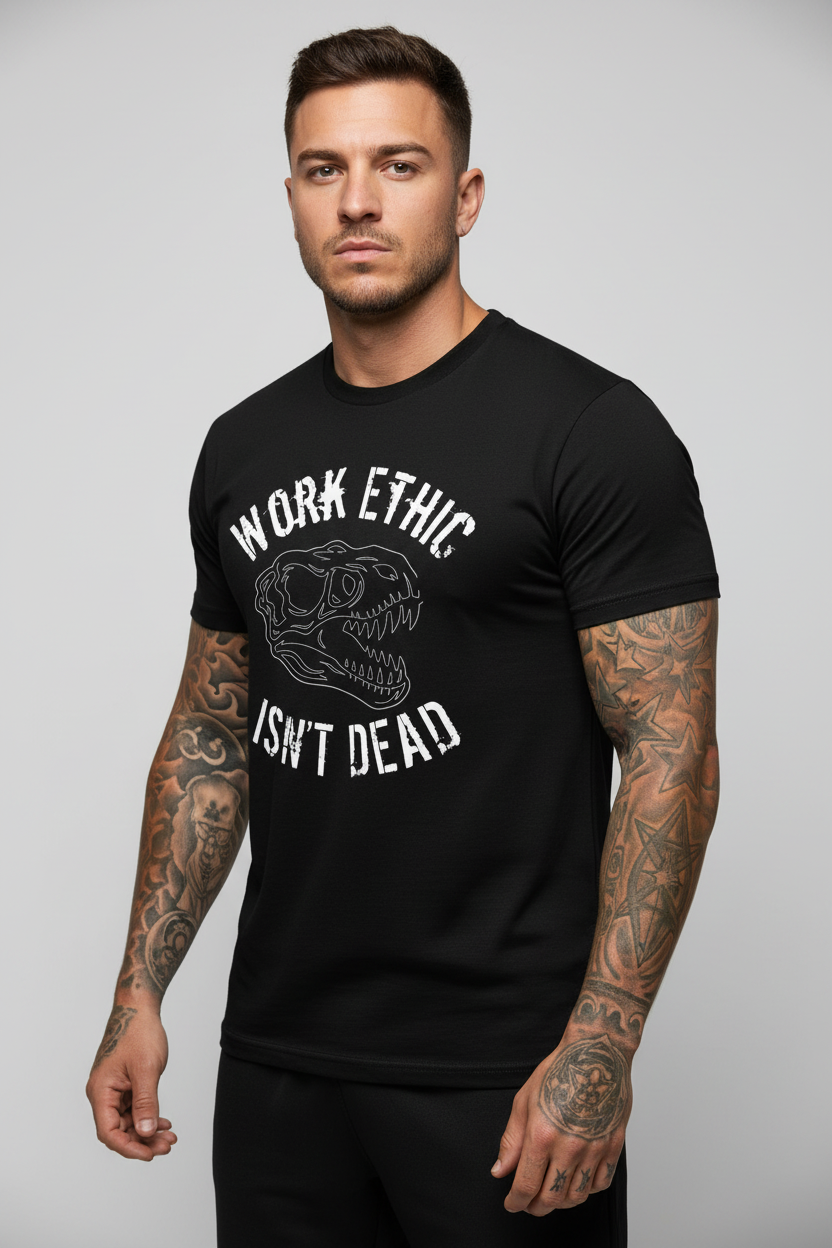“Work Ethic” Tee-Black