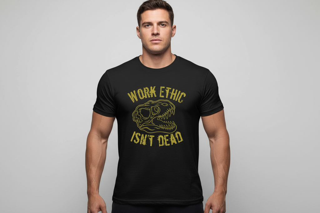 “Work Ethic” Tee-Black