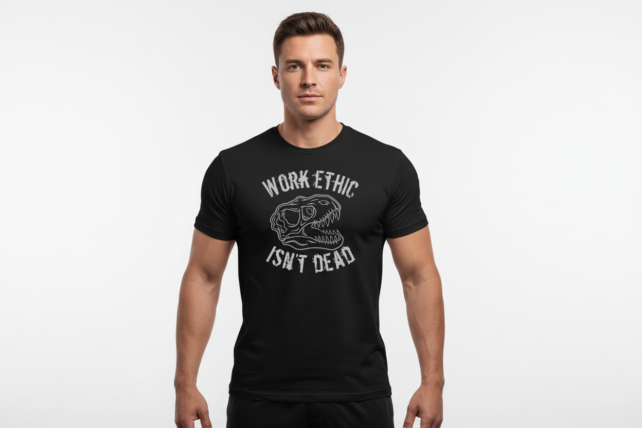 “Work Ethic” Tee-Black