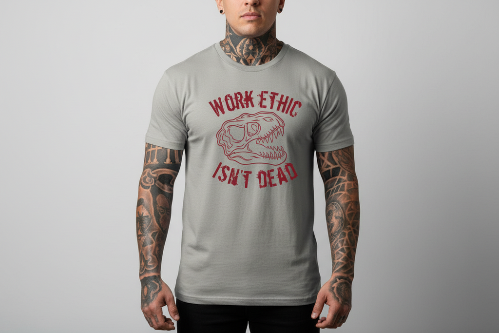 “Work Ethic” Tee-Grey