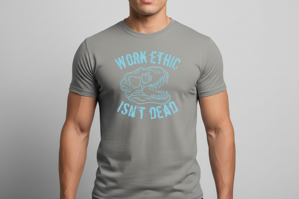 “Work Ethic” Tee-Grey