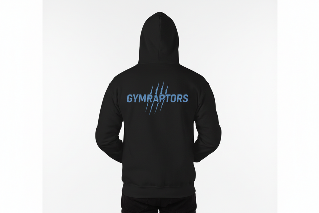 “Work Ethic” Hoodie-Black/Blue