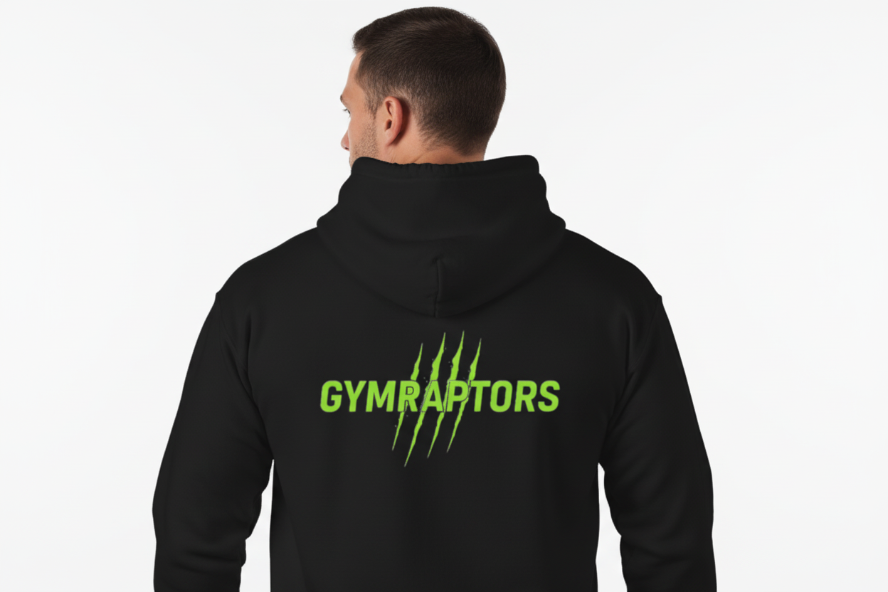 “Work Ethic” Hoodie-Black/Lime